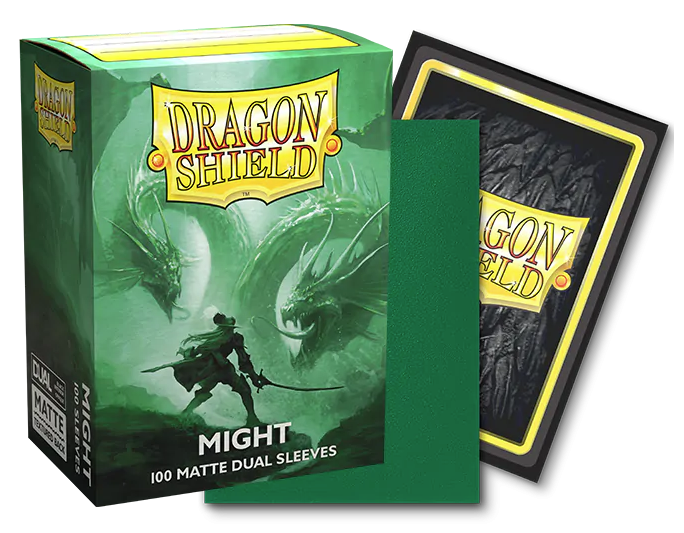 Dragon Shield Sleeves – Dual Matte Might (100ct Standard Size)