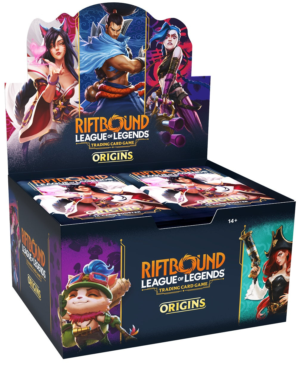 Riftbound League of Legends TCG – Origins Booster Display