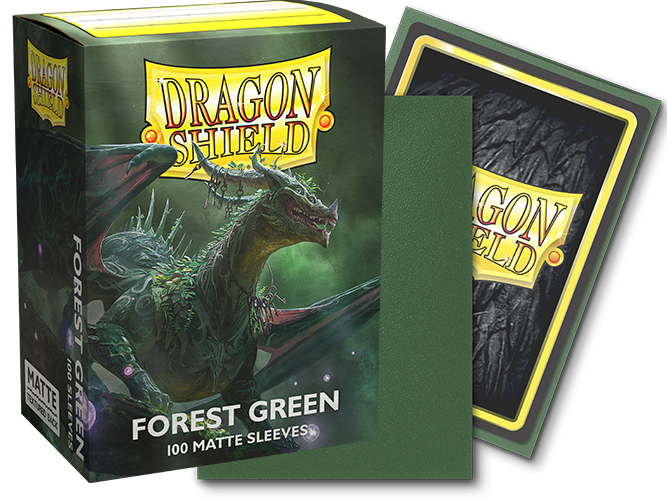 Dragon Shield Sleeves – Matte Forest Green (100ct)