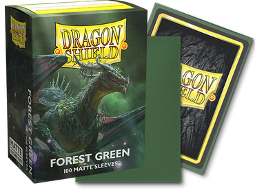 Dragon Shield Sleeves – Matte Forest Green (100ct)
