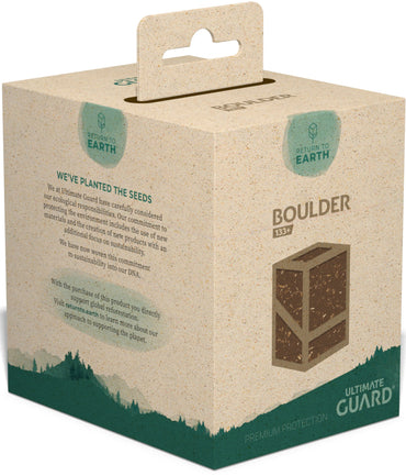 Ultimate Guard Return to Earth Boulder 133+ Deck Case – Brown