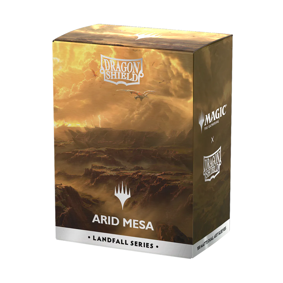 Dragon Shield Deck Protector Sleeves – Magic: The Gathering Landfall Series: Arid Mesa