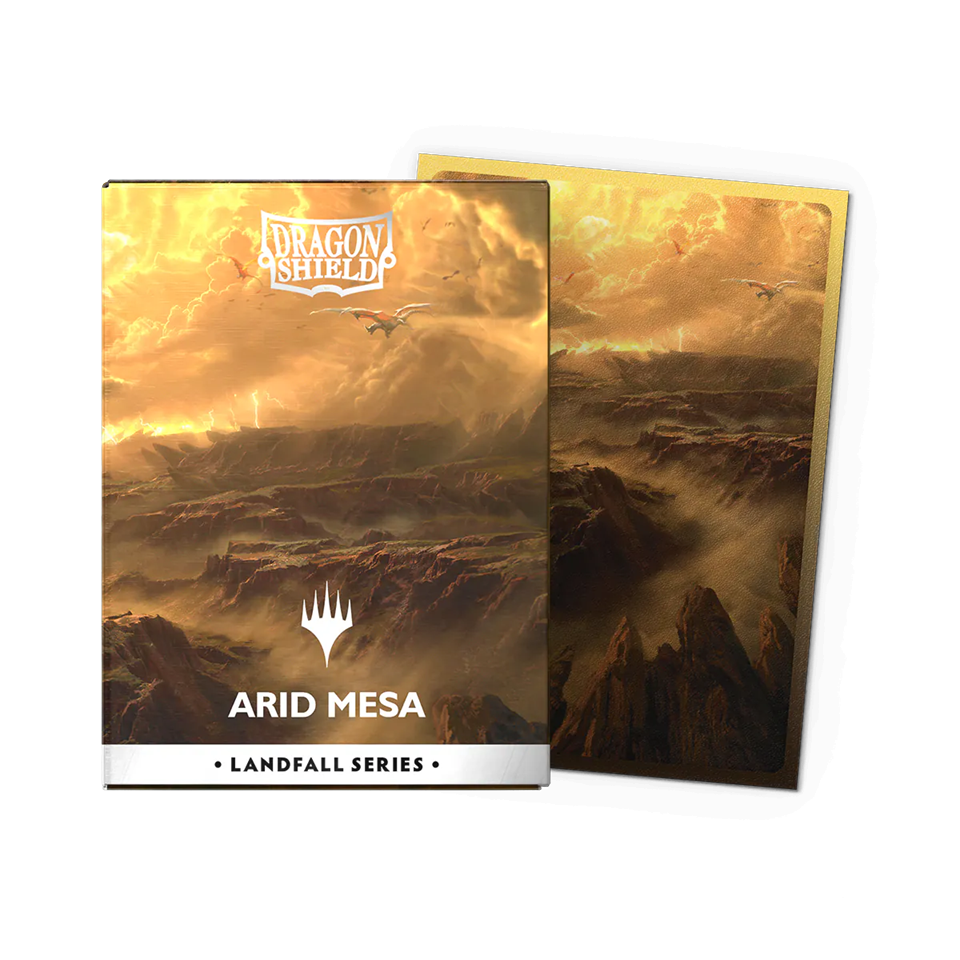Dragon Shield Deck Protector Sleeves – Magic: The Gathering Landfall Series: Arid Mesa
