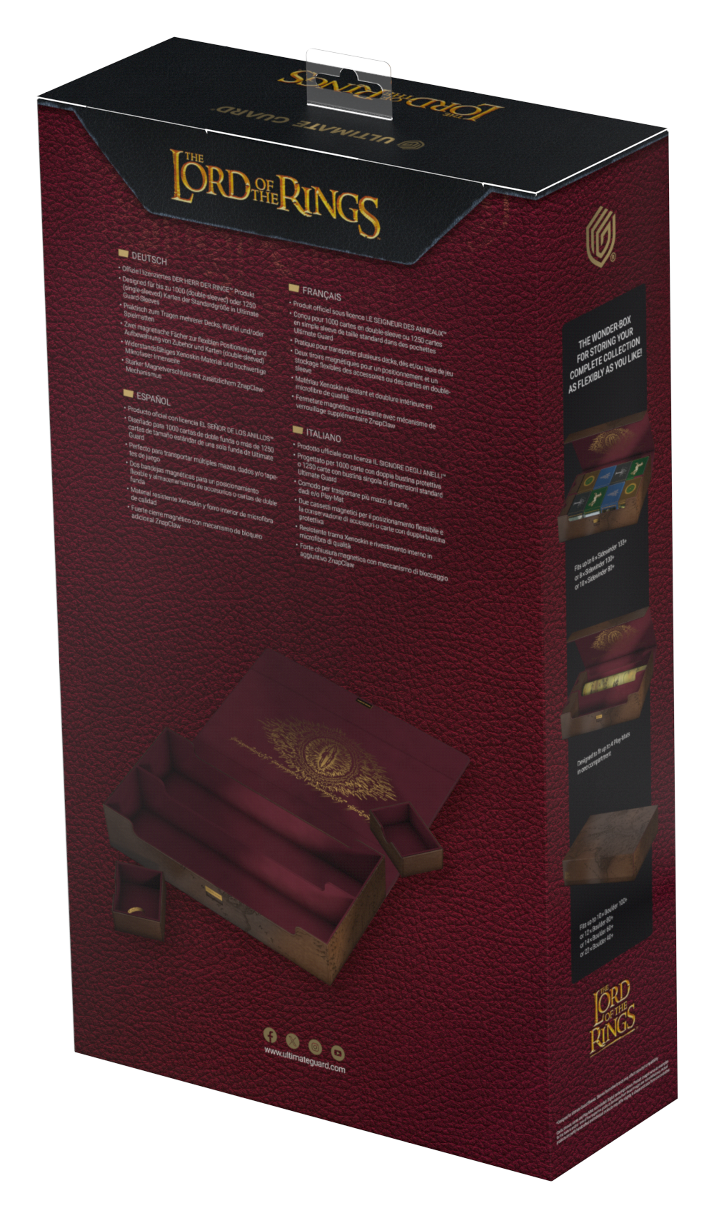 Ultimate Guard Omnihive 1000+ Deck Case – Lord of the Rings: Places of Middle-earth