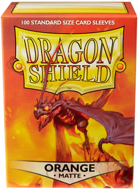 Dragon Shield Sleeves – Matte Orange (100 ct)