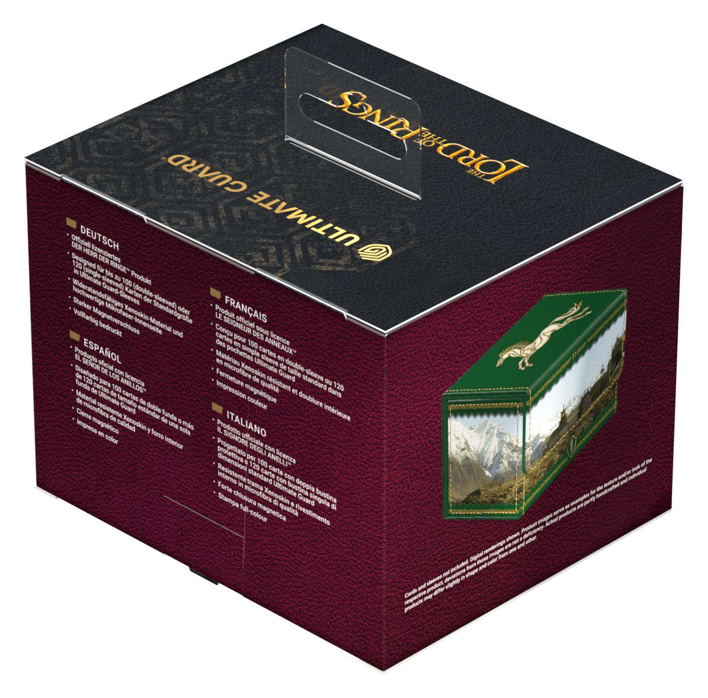 Ultimate Guard Sidewinder 100+ Xenoskin Deck Case – LOTR Places of Middle-earth: Rohan