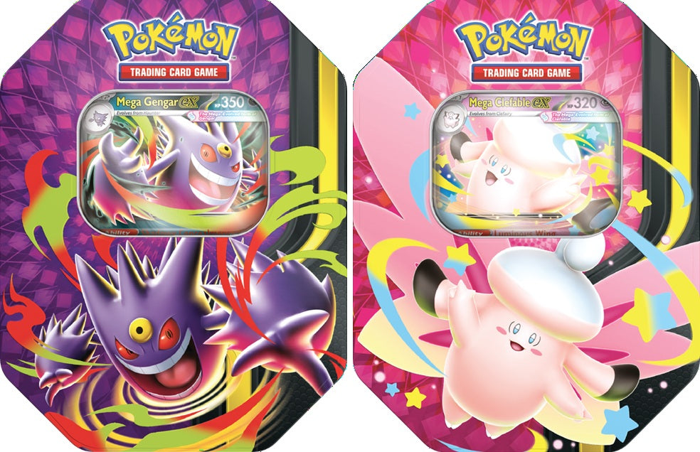 Pokemon Mega Moonlit Tin [Promo May Vary]