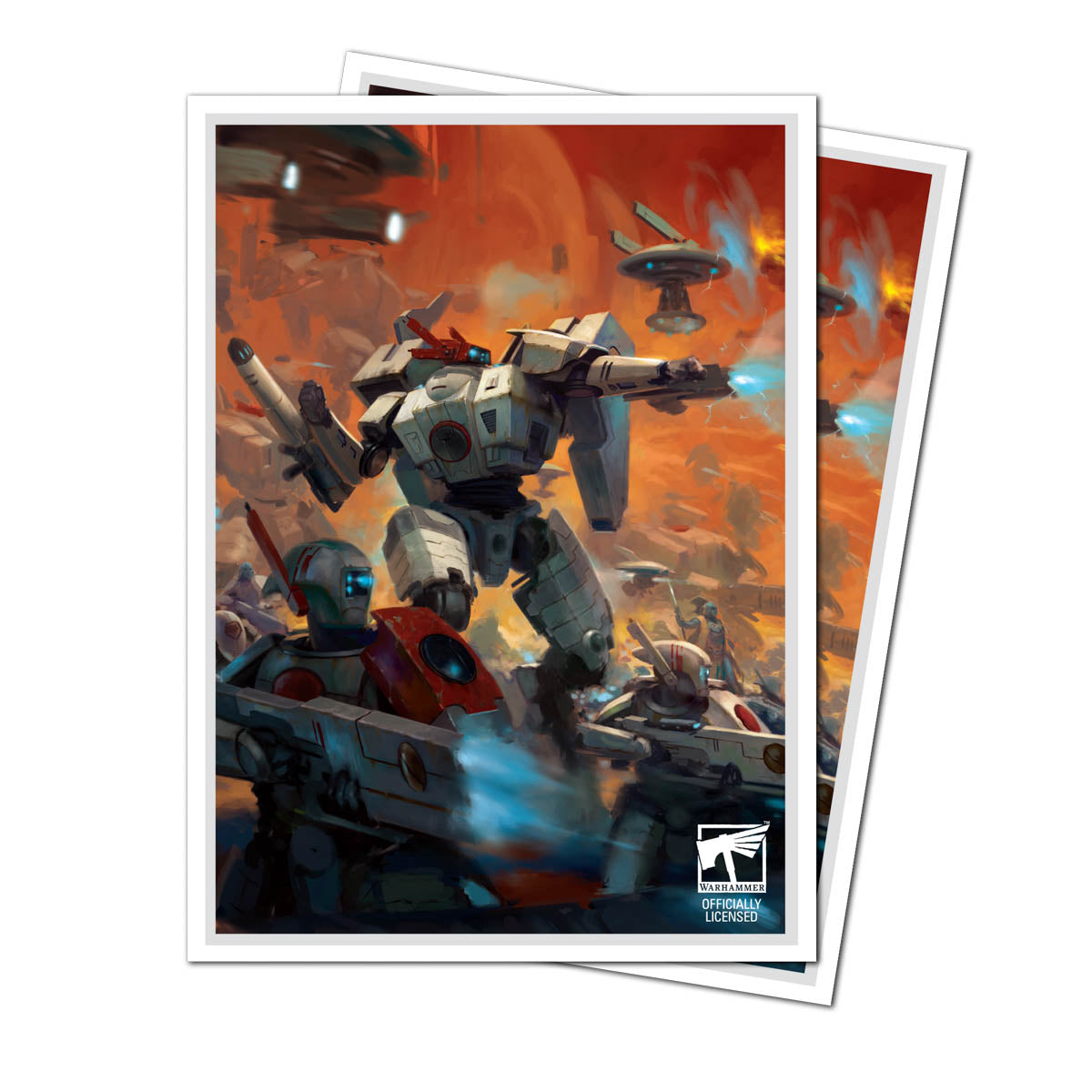 Ultra PRO Apex Deck Protector Sleeves – Warhammer 40,000 T’au Empire Codex Aligned (105ct)
