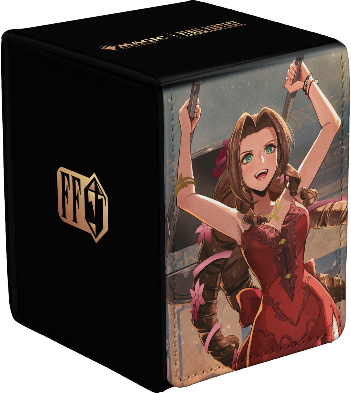 Ultra PRO Alcove Flip Deck Box featuring Aerith Gainsborough