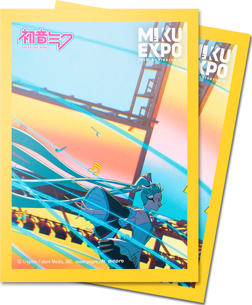 UP D-PRO Hatsune Miku 10th Anniversary Stream 100-Count Card Sleeves