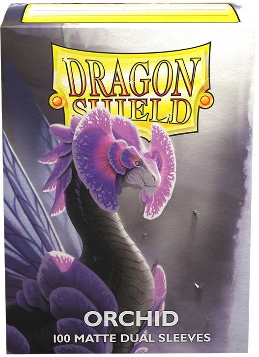 Dragon Shield Sleeves – Dual Matte Orchid (100 ct)