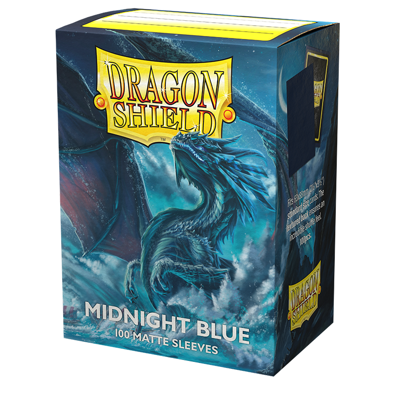 Dragon Shield Sleeves – Matte Midnight Blue (100 ct)