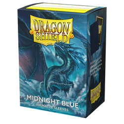 Dragon Shield Sleeves – Matte Midnight Blue (100 ct)
