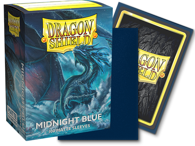 Dragon Shield Sleeves – Matte Midnight Blue (100 ct)