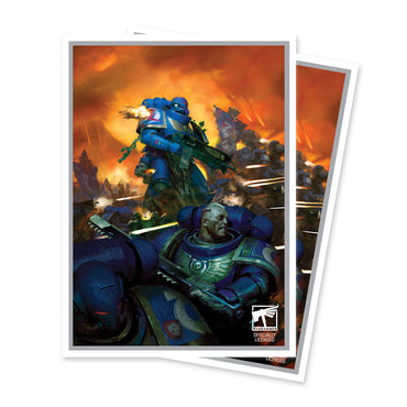 Ultra PRO D-PRO Apex Sleeves – Warhammer 40K Space Marines Adeptus Astartes (105ct)