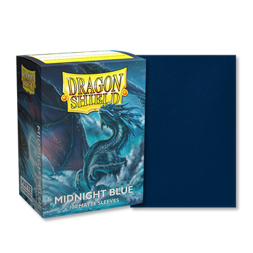 Dragon Shield Sleeves – Matte Midnight Blue (100 ct)