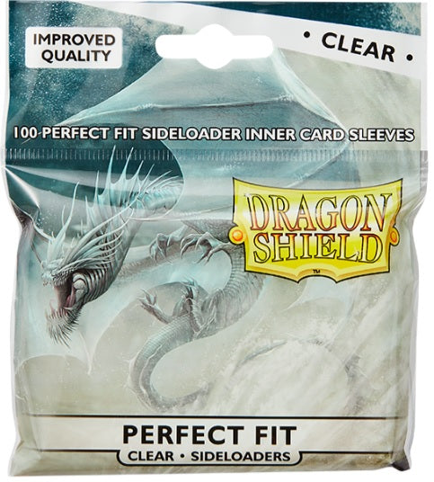 Dragon Shield Perfect Fit Sleeves – Sideloading Clear (100 ct)