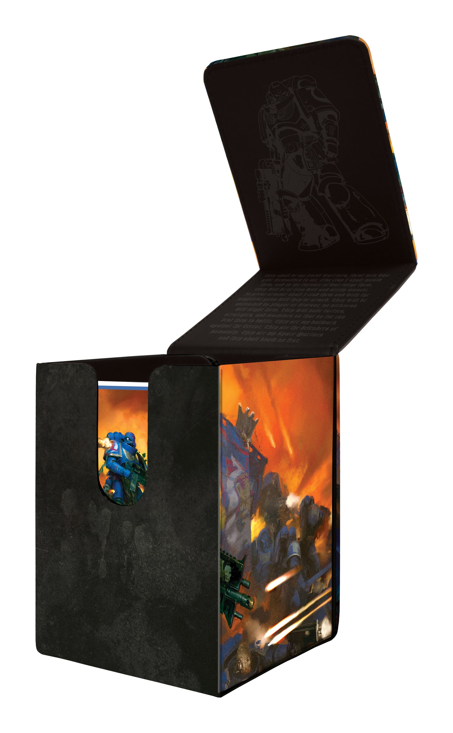 Ultra PRO Alcove Flip Deck Box – Warhammer 40K Space Marines Adeptus Astartes