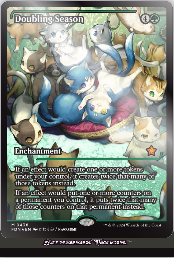Gatherers Tavern MTG Slab – Doubling Season
