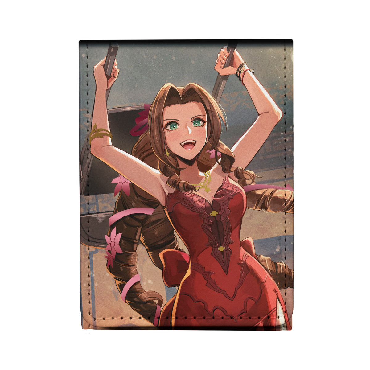 Ultra PRO Alcove Flip Deck Box featuring Aerith Gainsborough