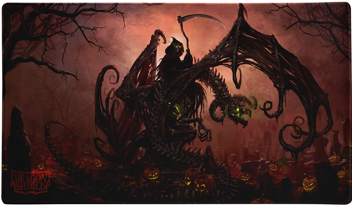 Dragon Shield Playmat with Tube – Halloween 2025