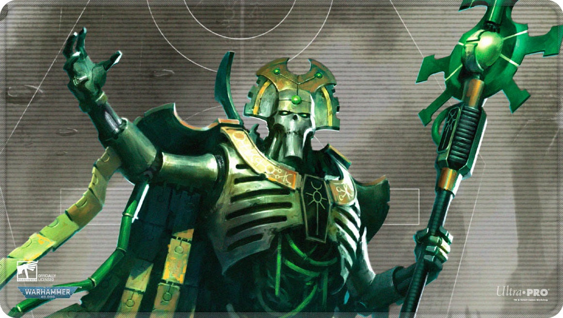 Ultra PRO Stitched Playmat – Warhammer 40K Necron Codex Aligned