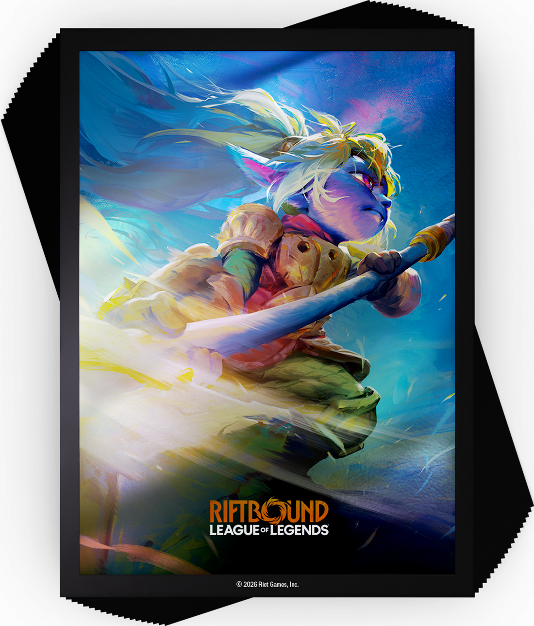 Riftbound: League of Legends TCG Unleashed Art Sleeves – Poppy (100ct)