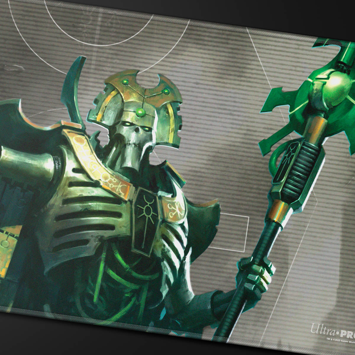Ultra PRO Stitched Playmat – Warhammer 40K Necron Codex Aligned