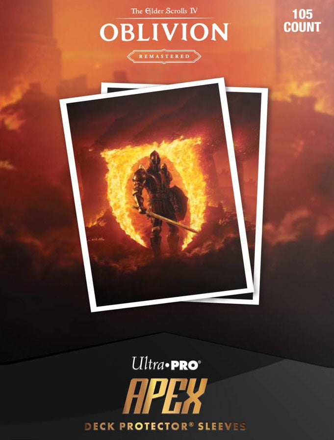 Ultra Pro Apex Deck Protector Sleeves – The Elder Scrolls IV: Oblivion Remastered