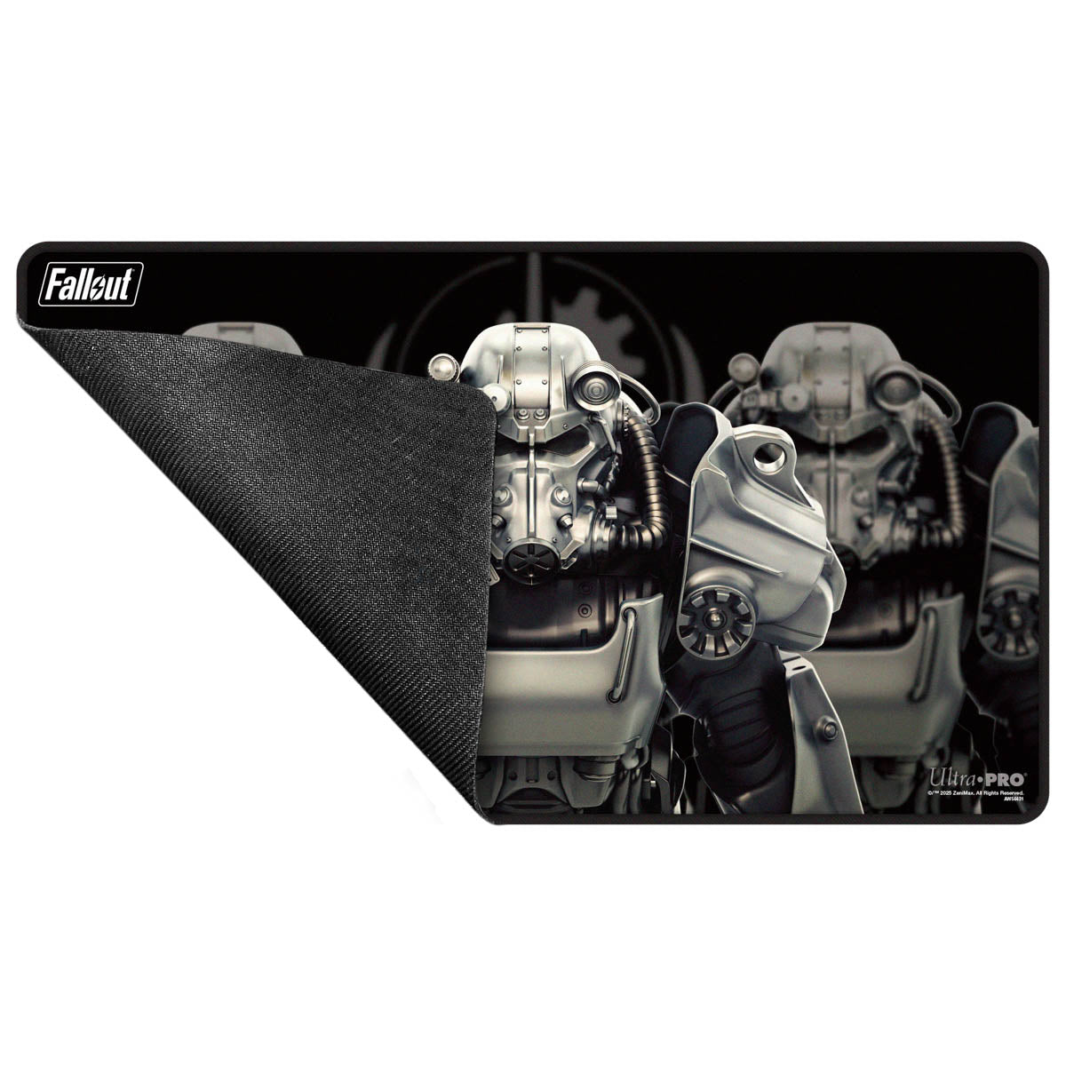 Ultra PRO Stitched Playmat – MTG Fallout Brotherhood of Steel (Black Stitch)