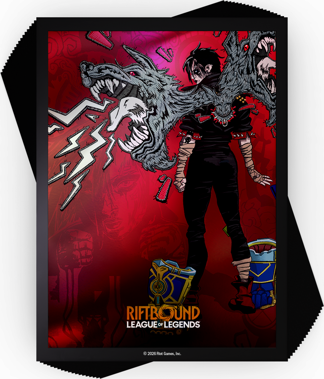 Riftbound: League of Legends TCG Unleashed Art Sleeves – Vi (100ct)