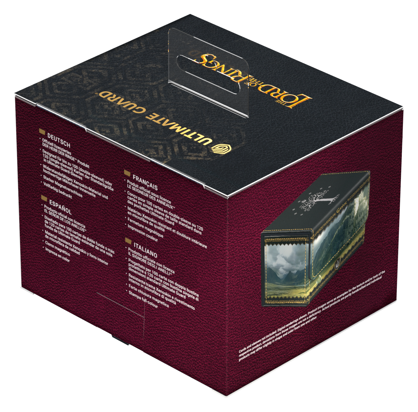 Ultimate Guard Sidewinder 100+ Xenoskin Deck Case – LOTR Places of Middle-earth: Gondor