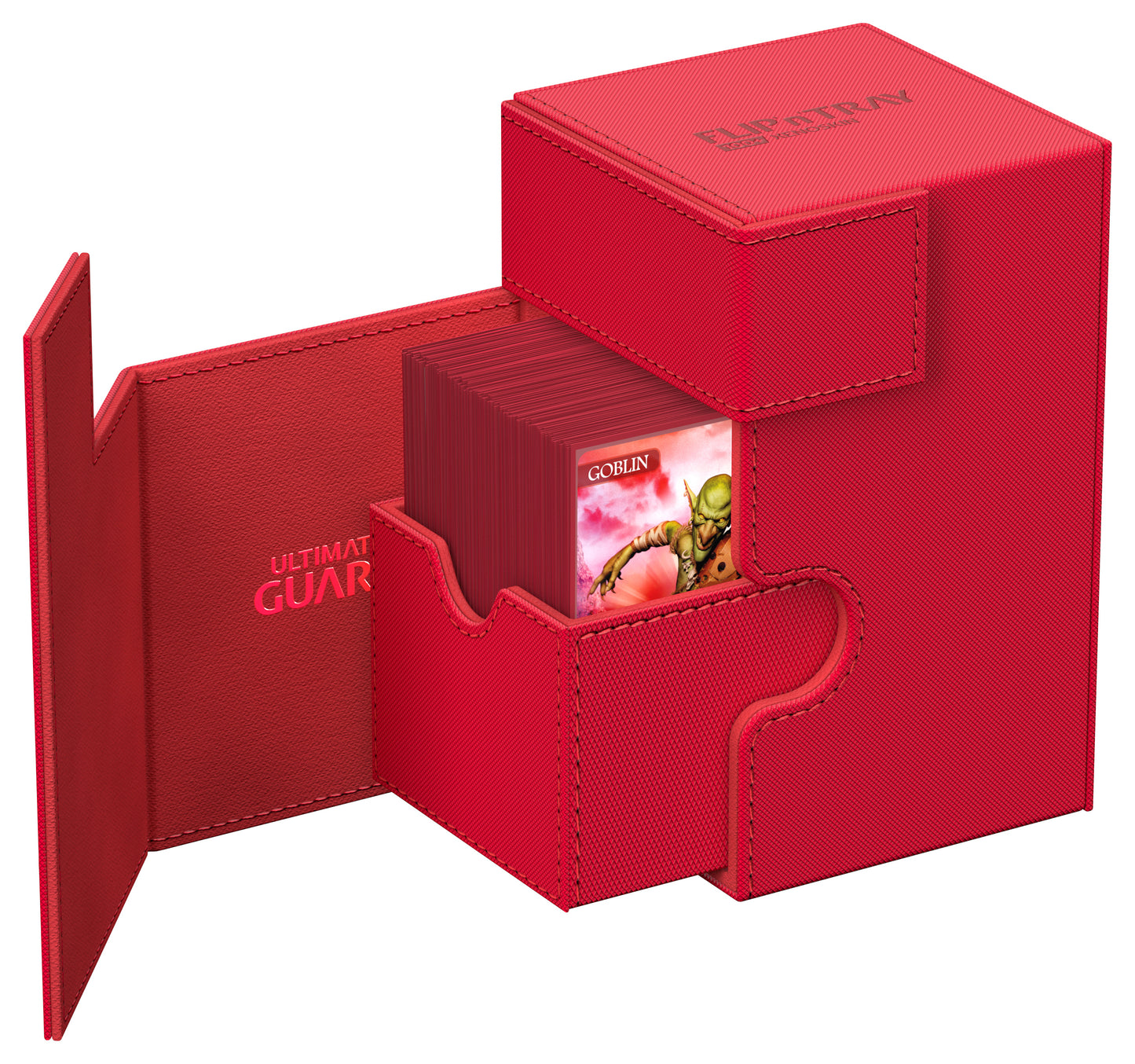 UG FLIP N TRAY DECK CASE MONOCOLOR RED 100+