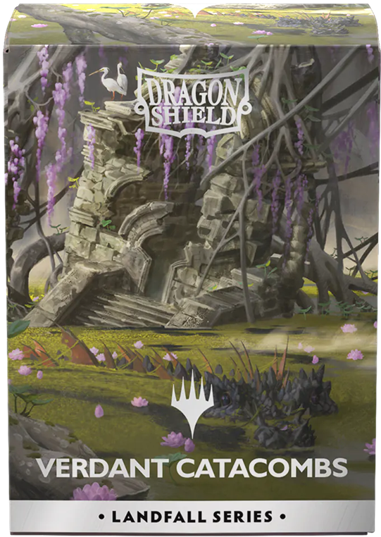 Dragon Shield Deck Protector Sleeves – Magic: The Gathering Landfall Series: Verdant Catacombs