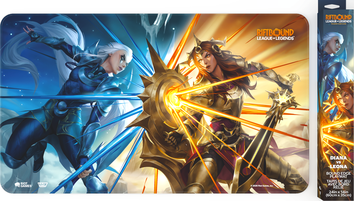 Riftbound: League of Legends TCG Vendetta Playmat – Diana vs. Leona