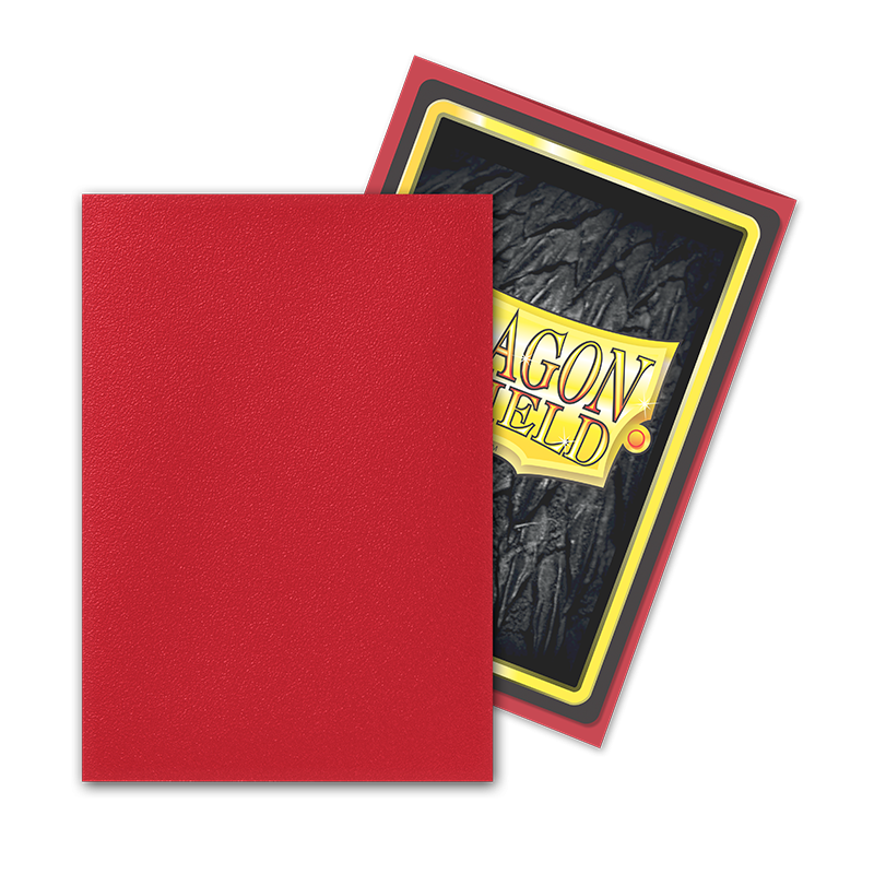 DRAGON SHIELD SLEEVES JAPANESE MATTE RUBY 60CT