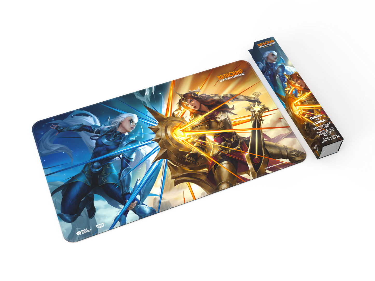 Riftbound: League of Legends TCG Vendetta Playmat – Diana vs. Leona