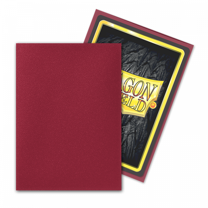 Dragon Shield Matte Sleeves – Blood Red (100 Count)