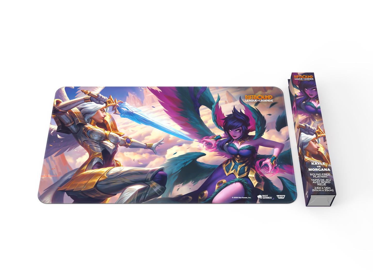 Riftbound: League of Legends TCG Vendetta Playmat – Kayle vs. Morgana