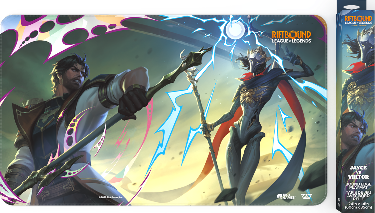 Riftbound: League of Legends TCG Vendetta Playmat – Jayce vs. Viktor