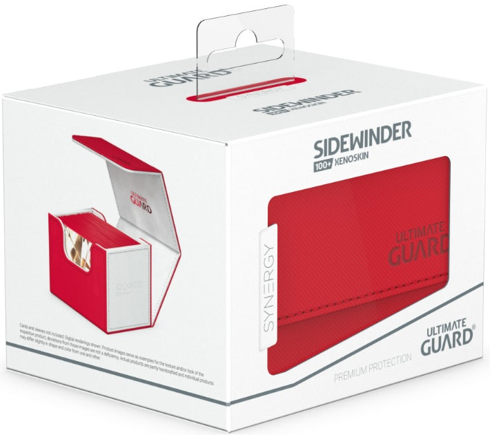 Ultimate Guard Sidewinder 100+ Synergy Deck Case – Red/White
