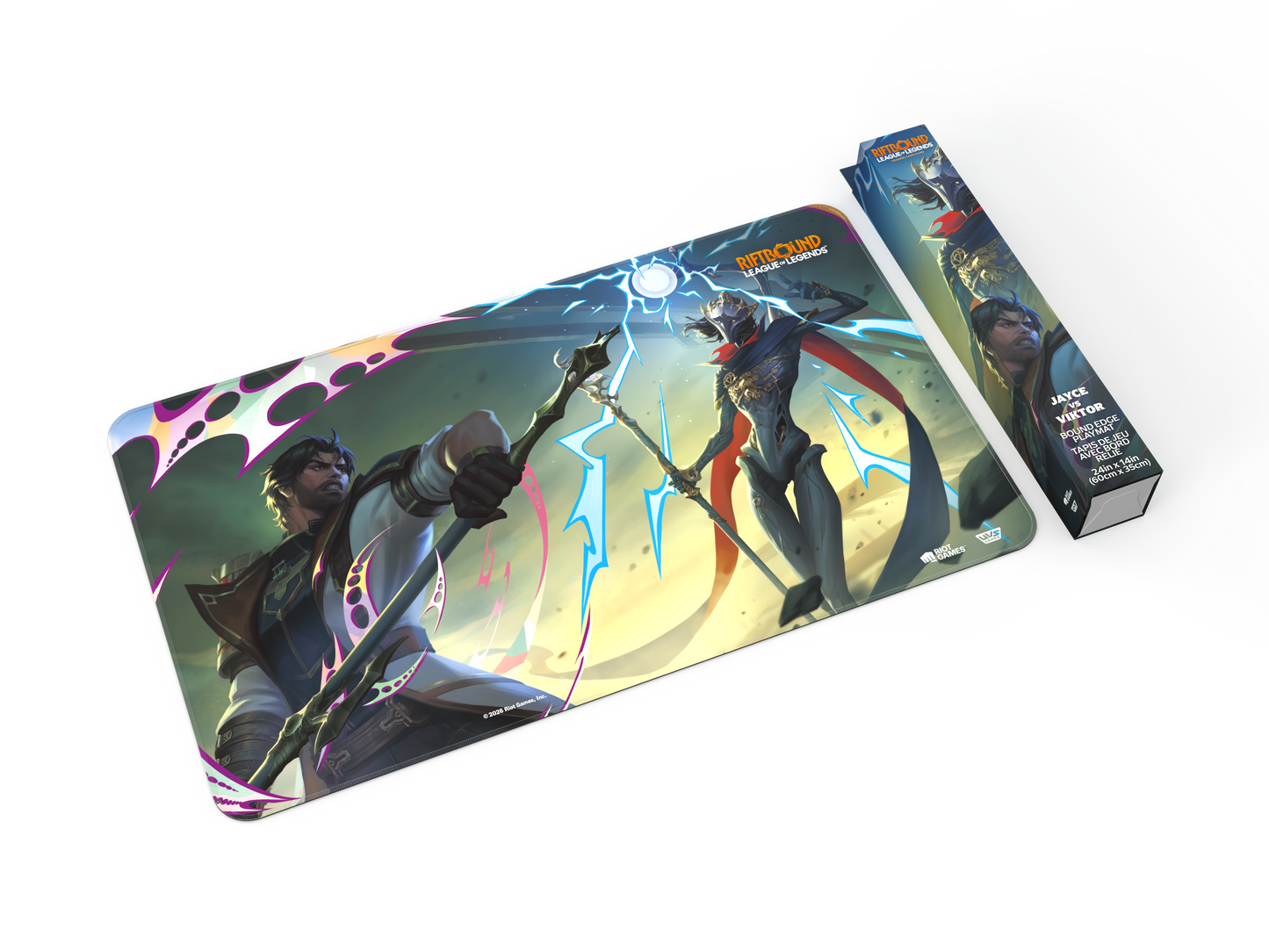 Riftbound: League of Legends TCG Vendetta Playmat – Jayce vs. Viktor