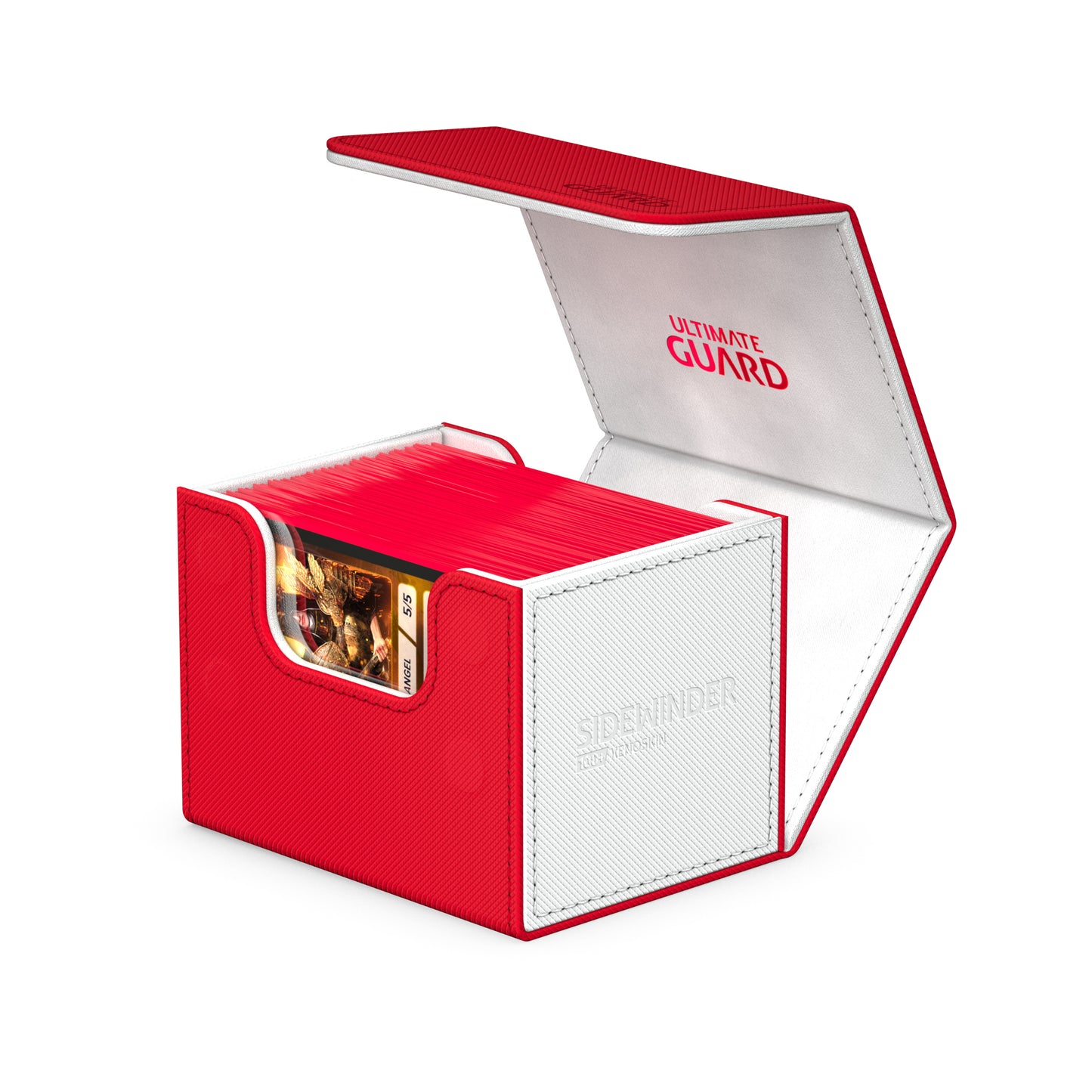 Ultimate Guard Sidewinder 100+ Synergy Deck Case – Red/White