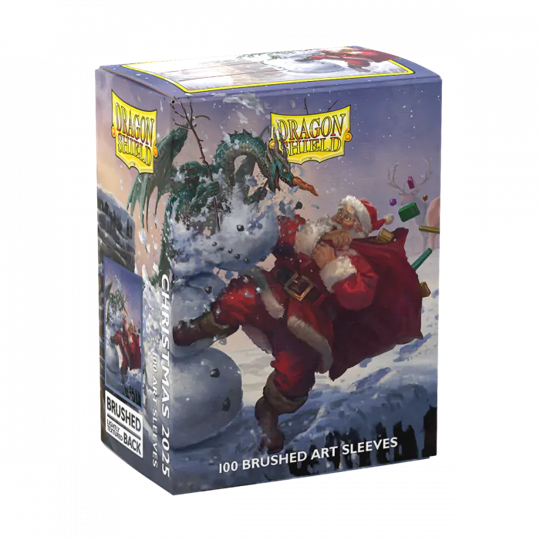 Dragon Shield Sleeves – Brushed Art Christmas 2025 (100ct)