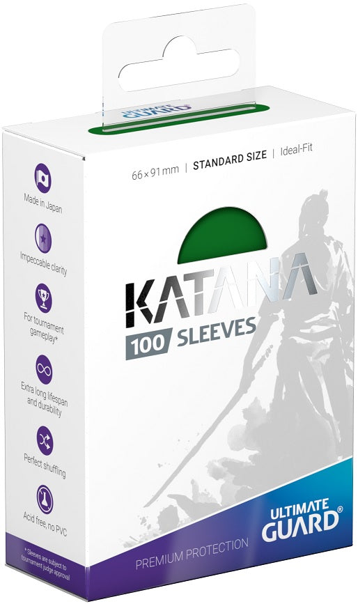 Ultimate Guard SLEEVES KATANA GREEN 100CT