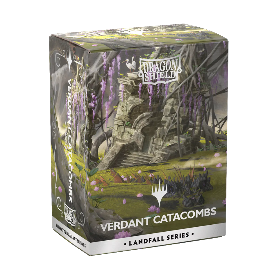Dragon Shield Deck Protector Sleeves – Magic: The Gathering Landfall Series: Verdant Catacombs