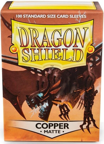 Dragon Shield Matte Sleeves – Copper (100 ct)