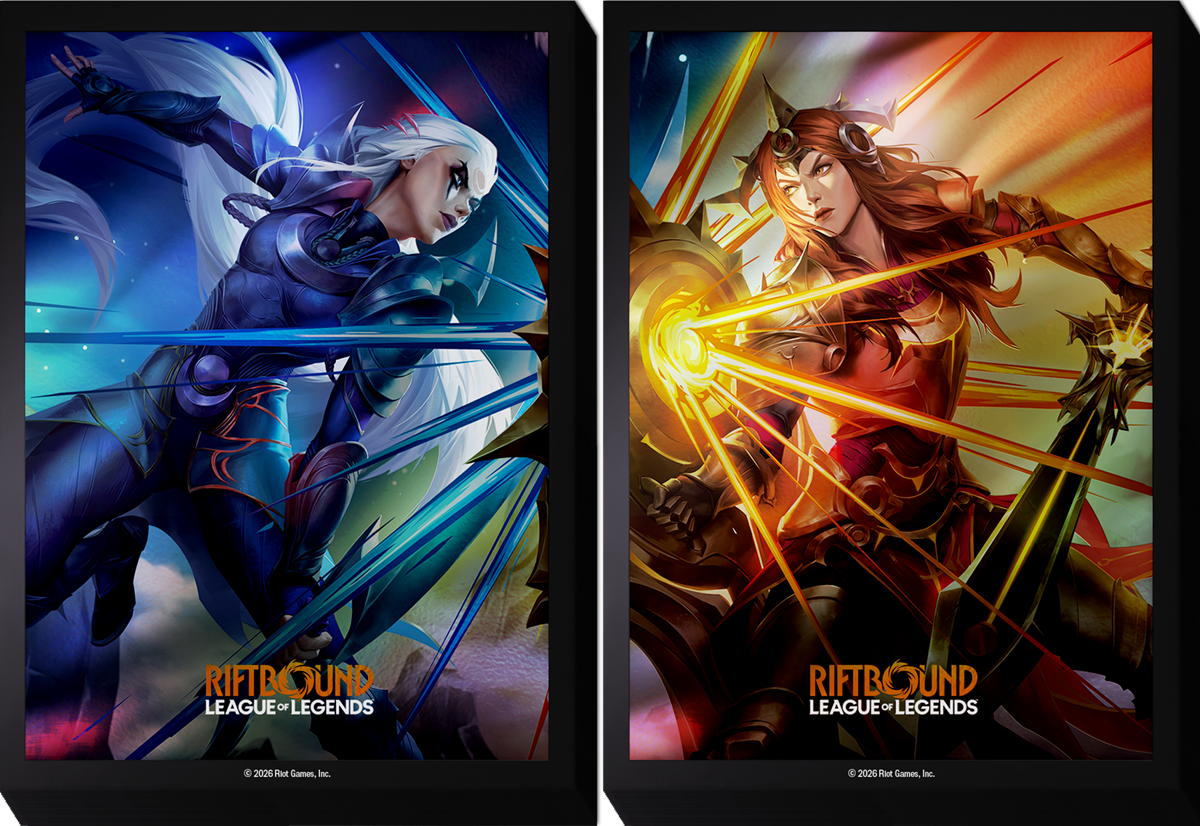 Riftbound: League of Legends TCG Vendetta Art Sleeves – Diana vs. Leona
