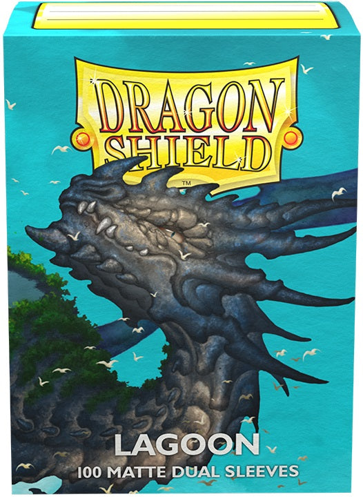 Dragon Shield Sleeves – Dual Matte Lagoon (100ct Standard Size)