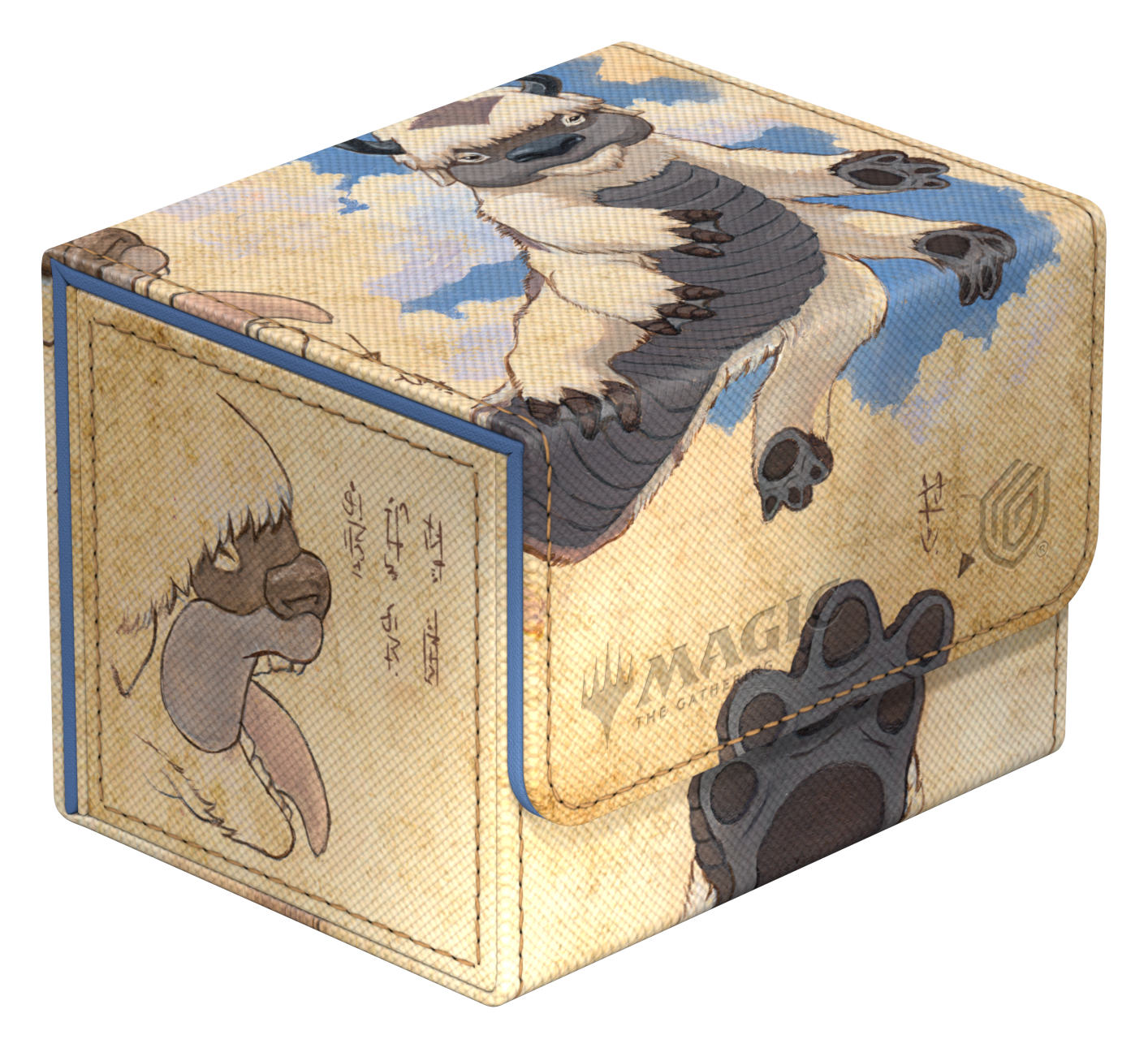 Ultimate Guard Sidewinder 100+ Xenoskin Deck Case – Avatar: The Last Airbender (White Mythic)
